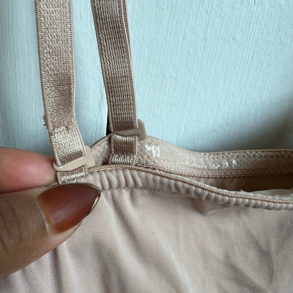 Vassarette Soft Beige Shapewear Slip Dress - Picture 7 of 10